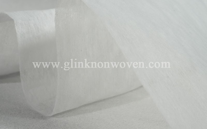 hot air through nonwoven fabric