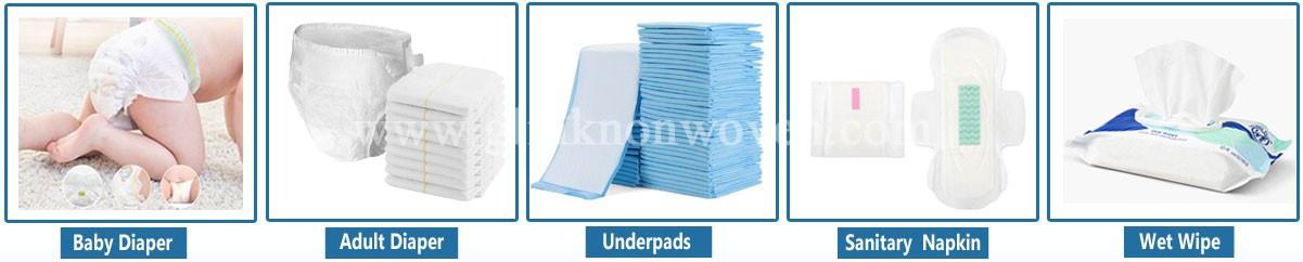 raw material for baby diaper manufacturer